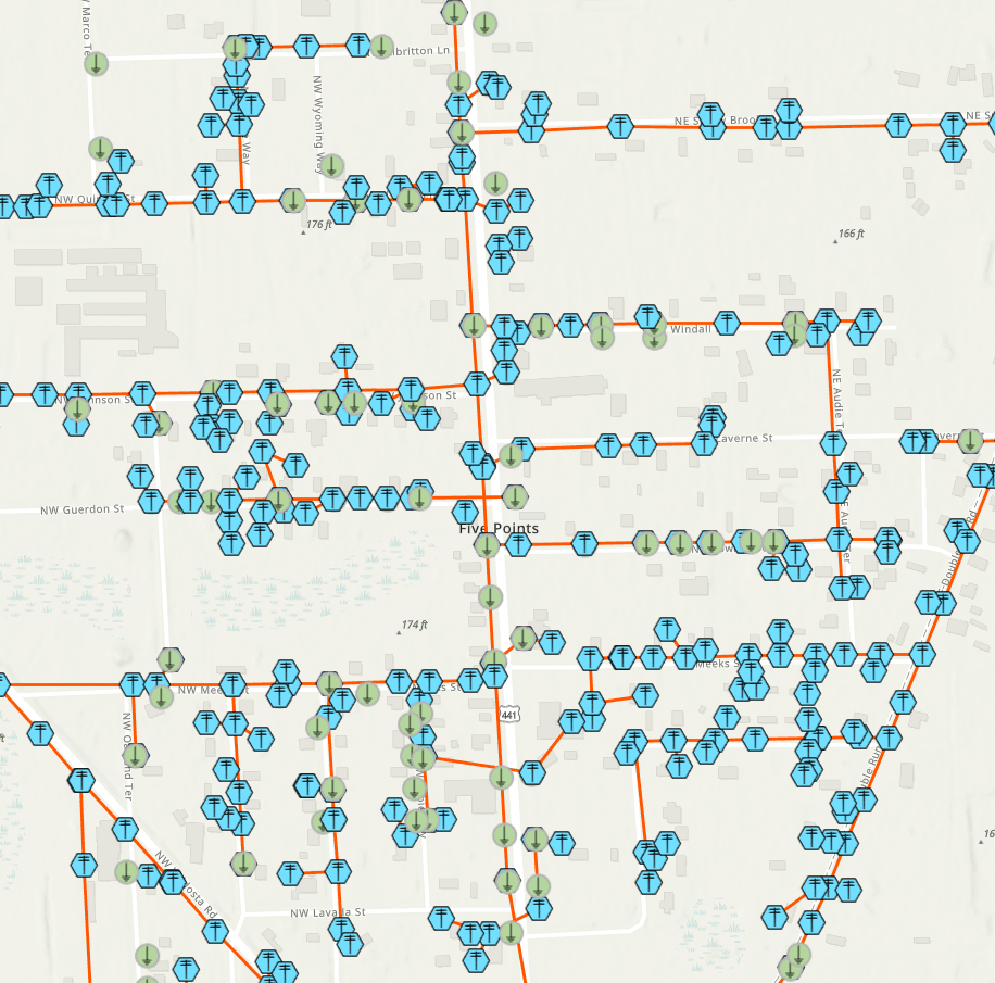 Fiber network assets captured with GeoCam